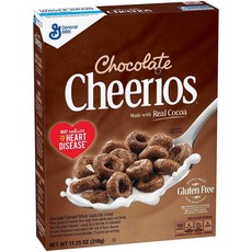 Cheerios Real Cocoa巧克力甜甜圈麥片, 1盒, 318g