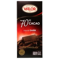 ChocolateValor 70% 可可黑巧克力, 1個, 100g