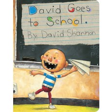 (英文圖書)David Goes to School Board Books, Cartwheel Books, 英文, 硬頁書