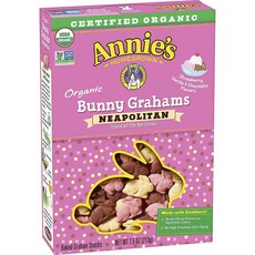 Annie's Homegrown Bunny Baked Graham Snack 那不勒斯草莓香草巧克力, 1個, 213克