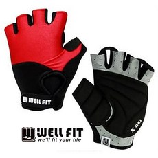 WELL FIT 威飛客 X-GEL超防震 麂皮 半指 登山自行車手套, 橘