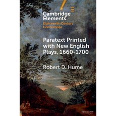 (英文圖書) Paratext Printed with New English Plays 1660-1700 平裝版, Cambridge University Press, 英文