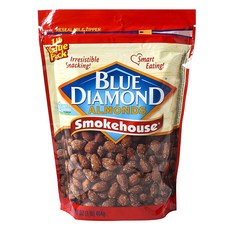 BLUE DIAMOND 藍鑽 杏仁 煙燻口味, 454g, 1包