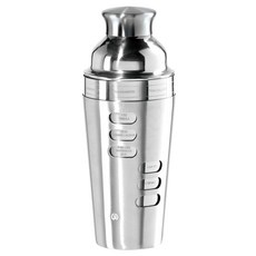 OGGI 不鏽鋼雞尾酒雪克杯 8種酒譜 700ml, 1個, 銀色