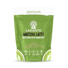 LAKANTO 素食無糖抹茶拿鐵粉, 1包, 283g