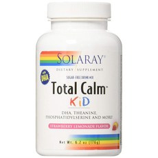 SOLARAY DHA草莓檸檬軟糖, 1瓶, 176g