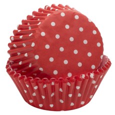 FOX RUN 蛋糕烘焙紙杯, 1個, 紅色的