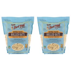 Bob Thread Mill 超厚燕麥片 全穀物 優質纖維醬, 2個, 907克