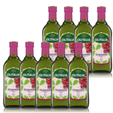 奧利塔olitalia 葡萄籽油1000ml x9 (9瓶團購組), 1L, 9個