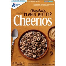 Cheerios 巧克力花生醬甜甜圈麥片, 320g, 1盒