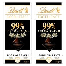 EXCELLENCE 99%黑巧克力片, 2個