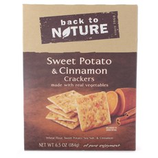 back to NATURE 酥脆餅乾 地瓜肉桂口味, 1盒, 184g