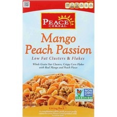 PEACE CEREAL 芒果桃子脆麥片, 1盒, 284g