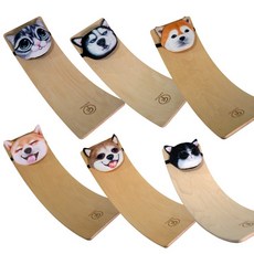 彎板枕頭 可愛動物造型 彎板配件 兒童平衡板玩具, 大眼貓