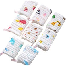 多功能六層紗布巾 A-b4 寶寶紗布手帕 新生兒口水巾 柔軟吸水 卡通圖案, 1.小汽車,24.5cm, 1個