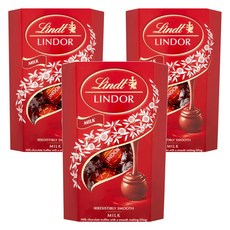 Lindt 瑞士蓮 Lindor牛奶巧克力球, 3個, 200g