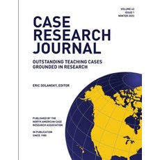 (英文圖書) Case Research Journal: 43(1): Outstanding Teaching Cases Grounded in Research 平裝版, North American Case Researc..., 英文