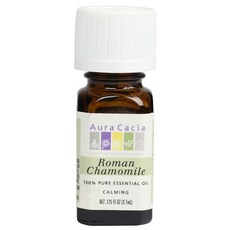 Aura Cacia 羅馬洋甘菊精油, 1入, 3.7ml