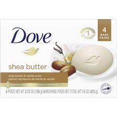 Dove 多芬 乳木果油美膚皂 4入, 1個, 425g