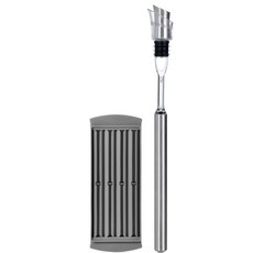 AdHoc 3合1 葡萄酒冰鎮倒酒器 醒酒器及冷卻器 19公分, 1個, 不銹鋼