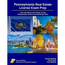 (英文圖書) Pennsylvania Real Estate License Exam Prep: All-in-One Review and Testing to Pass Pennsylvani... 平裝版, Performance Programs Compan..., 英文