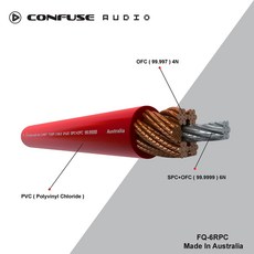 CONFUSE AUDIO 車用電源線材 6 AWG 高品質PVC絕緣 澳洲製造, 1套