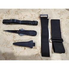 B&E 浮力河驟社 38/60mm 彈性綁帶 漁獵用刀 割線器 潛水刀 - 專業潛水裝備, 數量1