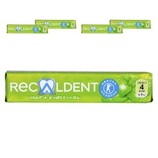 Recaldent CPP-ACP清新薄荷口香糖 14顆入, 5個