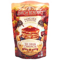 BIRCH BENDERS 煎餅和華夫餅混合六粒肉桂, 1個, 454克