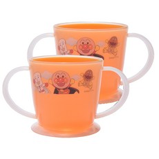 LEC 麵包超人雙耳馬克杯 180ml, 2個, 黃色