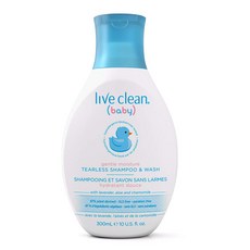 live clean 孩童溫和洗髮精, 1瓶, 300ml