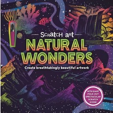 (英文圖書) Natural Wonders: Adult Scratch Art Activity Book 平裝版, Sparkpool, 英文