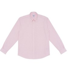 Brook Brothers 男長袖襯衫 - 粉色條紋經典款，舒適透氣，展現時尚品味