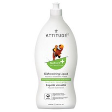 ATTITUDE 洗碗精 青蘋果羅勒香味, 1個, 700ml