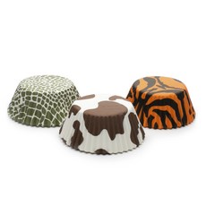 FOX RUN 動物印花烘焙杯, 75件, 混色