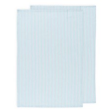 now DESIGNS 條紋毛巾 46*71cm, 2件, 巴厘島藍