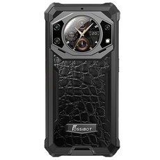 FOSSiBOT F101 PRO 前後雙螢幕三防手機 10600mAh大電量 15GB/128GB 微距相機 安卓13, 黑色, 128GB