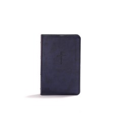 (英文圖書) KJV Compact Bible Navy Leathertouch Value Edition Imitation Leather, Holman Bibles, English