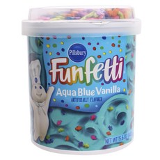 Pillsbury Funfetti 水藍色香草無麩質, 442g, 1罐