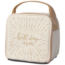 now DESIGNS 文字印花拉鍊式保溫便當袋, 最好的一天