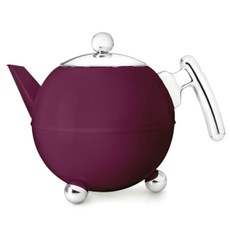 Bredemeijer 貝拉茶壺, 1.2L, 酒紅色+不銹鋼
