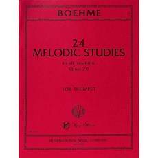 BOEHME 24首旋律練習曲 小號獨奏譜 Opus 20, BOEHME24MelodicStudi