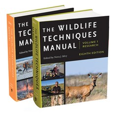 The Wildlife Techniques Manual: Volume 1: Research. Volume 2: Management. 精裝版, Johns Hopkins University Press, 英文