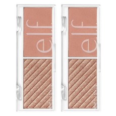 e.l.f. 臉部雙色打亮+腮紅 4.6g, 2入, Spiced Apple