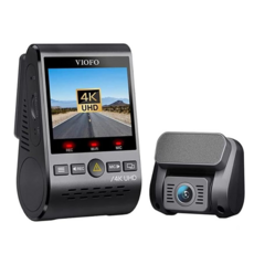 VIOFO A129 Pro Duo 4K 前後雙鏡頭行車記錄器 GPS版 (停車監控), 主機（前鏡頭）, 後鏡頭, 車充, 迷你USB傳輸線, 後鏡頭傳輸線, GPS安裝架, 修剪工具, 背夾, 前鏡頭3M膠條, 後鏡頭3M膠條, 後鏡頭3M安裝架, 讀卡機, 256GB