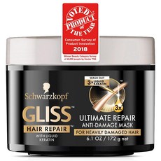 Schwarzkopf 施華蔻 Glyce Ultimate Repair 抗損傷面膜, 1個, 172克