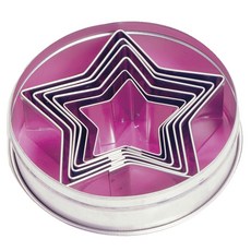 FOX RUN 餅乾模具 6入, 1個, 銀