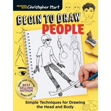 (英文圖書) Begin to Draw People: Simple Techniques for Drawing the Head and Body 平裝版, Get Creative 6, 英文
