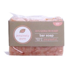 JENUINELY PURE 粉紅葡萄柚沐浴皂, 113g, 1塊