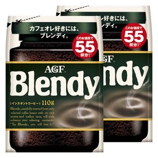 AGF Blendy 經典即溶咖啡補充包, 2包, 1包, 110g
